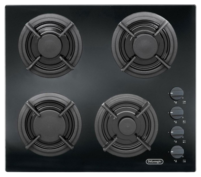 фото Встраиваемая варочная панель газовая delonghi nv 46/1asvc black