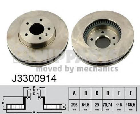 фото Тормозной диск nipparts j3300914