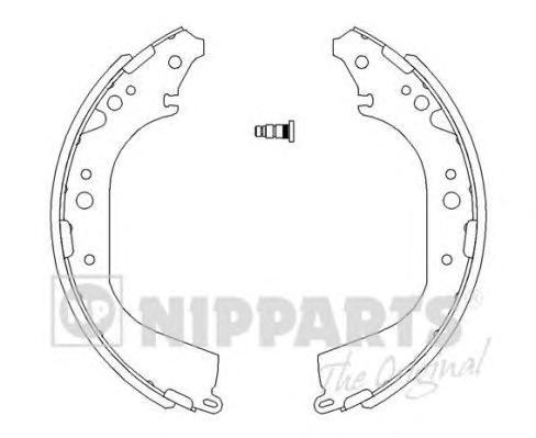 

Тормозные колодки барабанные Nipparts J3502039
