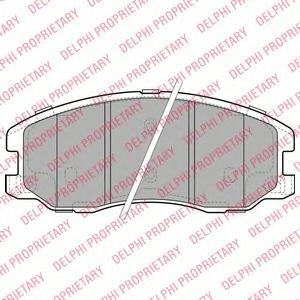 

Тормозные колодки DELPHI дисковые LP1987