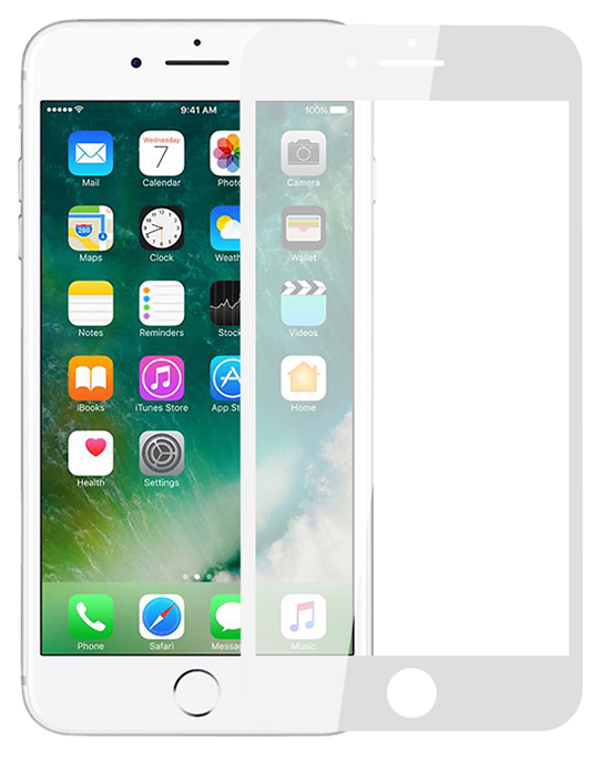 

Защитное стекло Perfeo для Apple iPhone 8 Plus White
