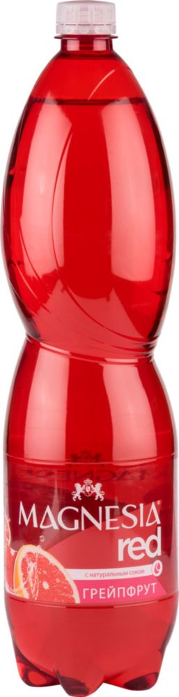 Напиток газированный с натуральным соком Magnesia red грейпфрут пластик 1.5 л