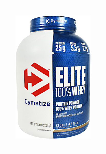 Протеин Dymatize Nutrition Elite Whey, 2270 г, cookies & cream