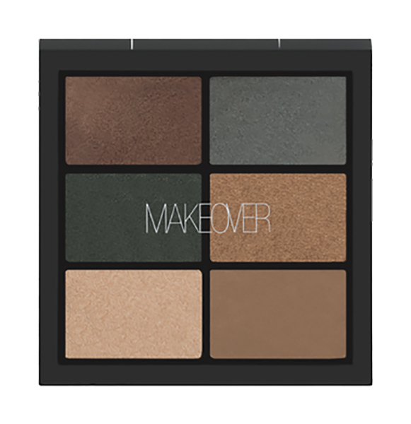 Тени для век Makeover Paris Pro Eyeshadow Palette 6 Color 01