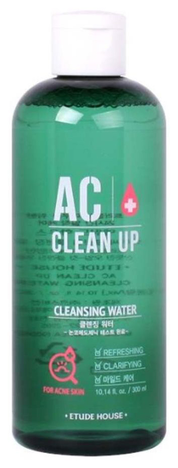 Мицеллярная вода Etude AC Clean Up Cleansing Water 300 мл
