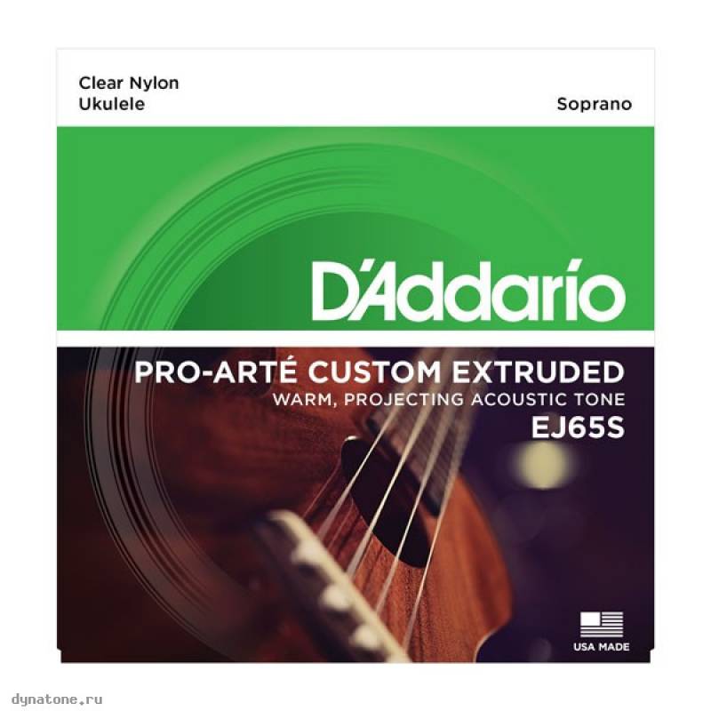 фото Струны для укулеле сопрано d addario ej65 s d'addario