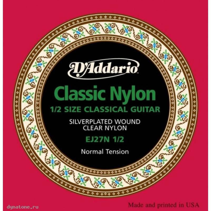 фото Струны для классической гитары d addario ej27 n 1/2 d'addario