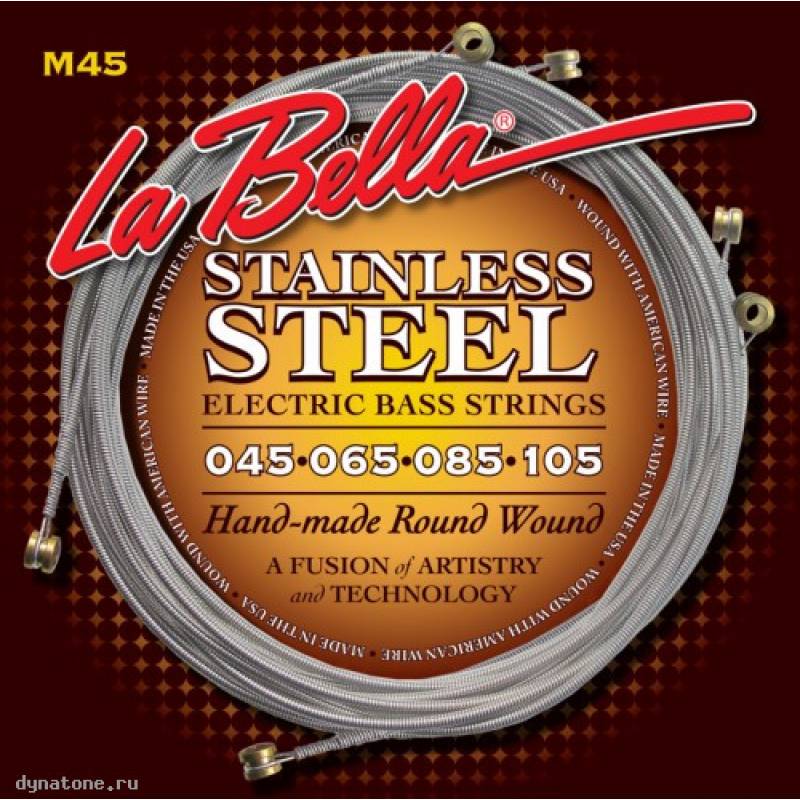 

Струны для бас-гитары LA BELLA M45