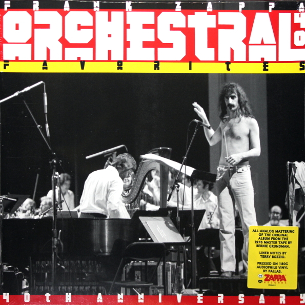 фото Frank zappa ‎ orchestral favorites (40th anniversary)(lp) universal music