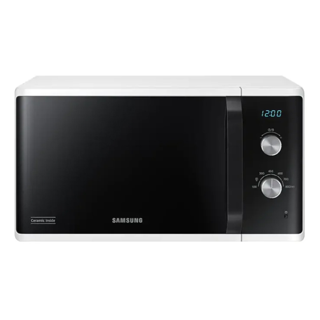 Микроволновая печь соло Samsung MS 23K3614AW белый, черный микроволновая печь samsung ms23k3614aw 23л 800вт белый