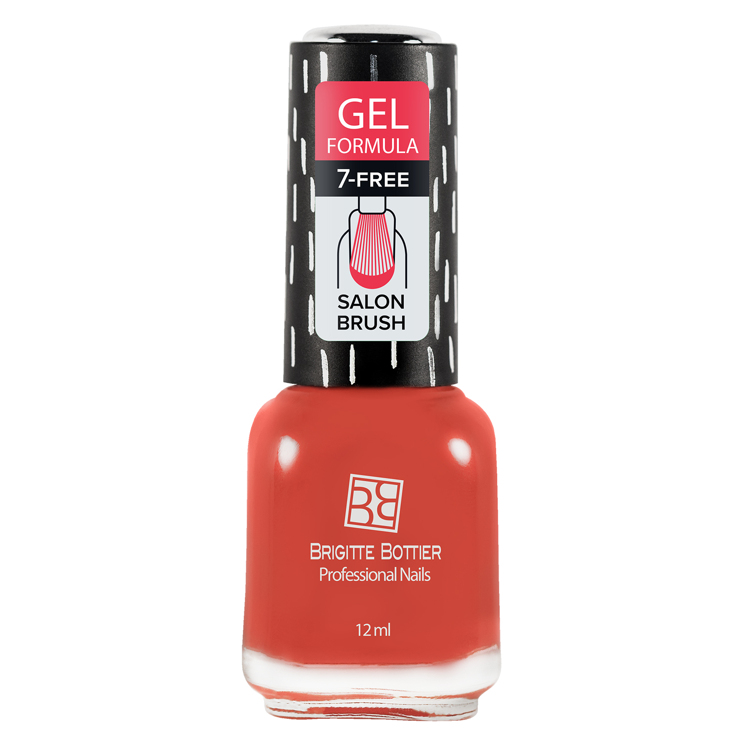

Лак с гелевым эффектом Brigitte Bottier Gel Formula тон 08 розово-арбузный, 12 мл