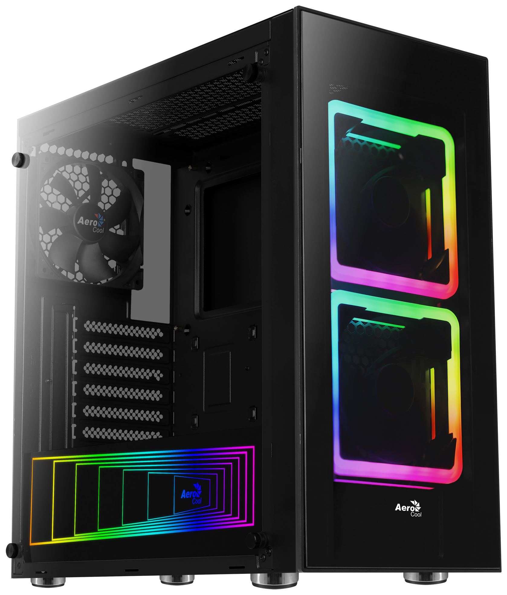 Корпус для компьютера aerocool. Корпус Аэрокул RGB. Корпус: AEROCOOL Streak RGB.