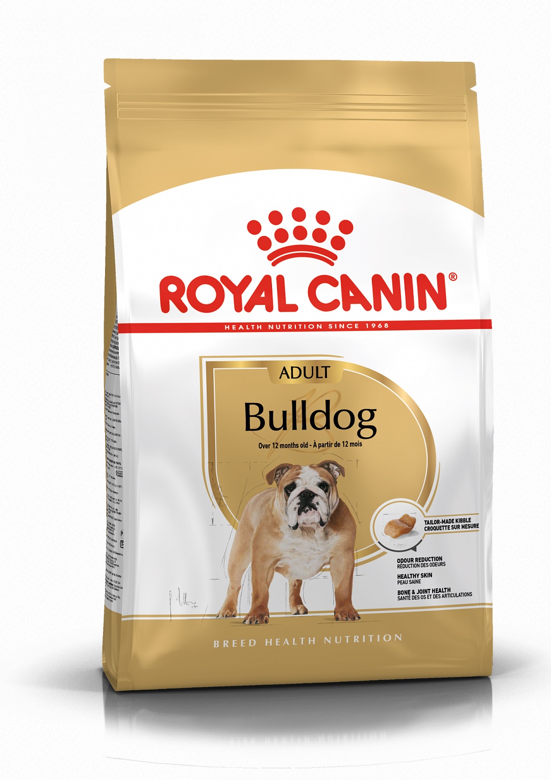 фото Сухой корм для собак royal canin bulldog adult, птица, свинина, 12кг