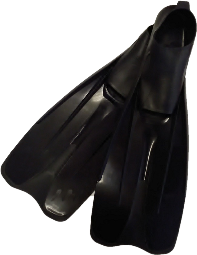 Ласты ISG черные, размер 37-38