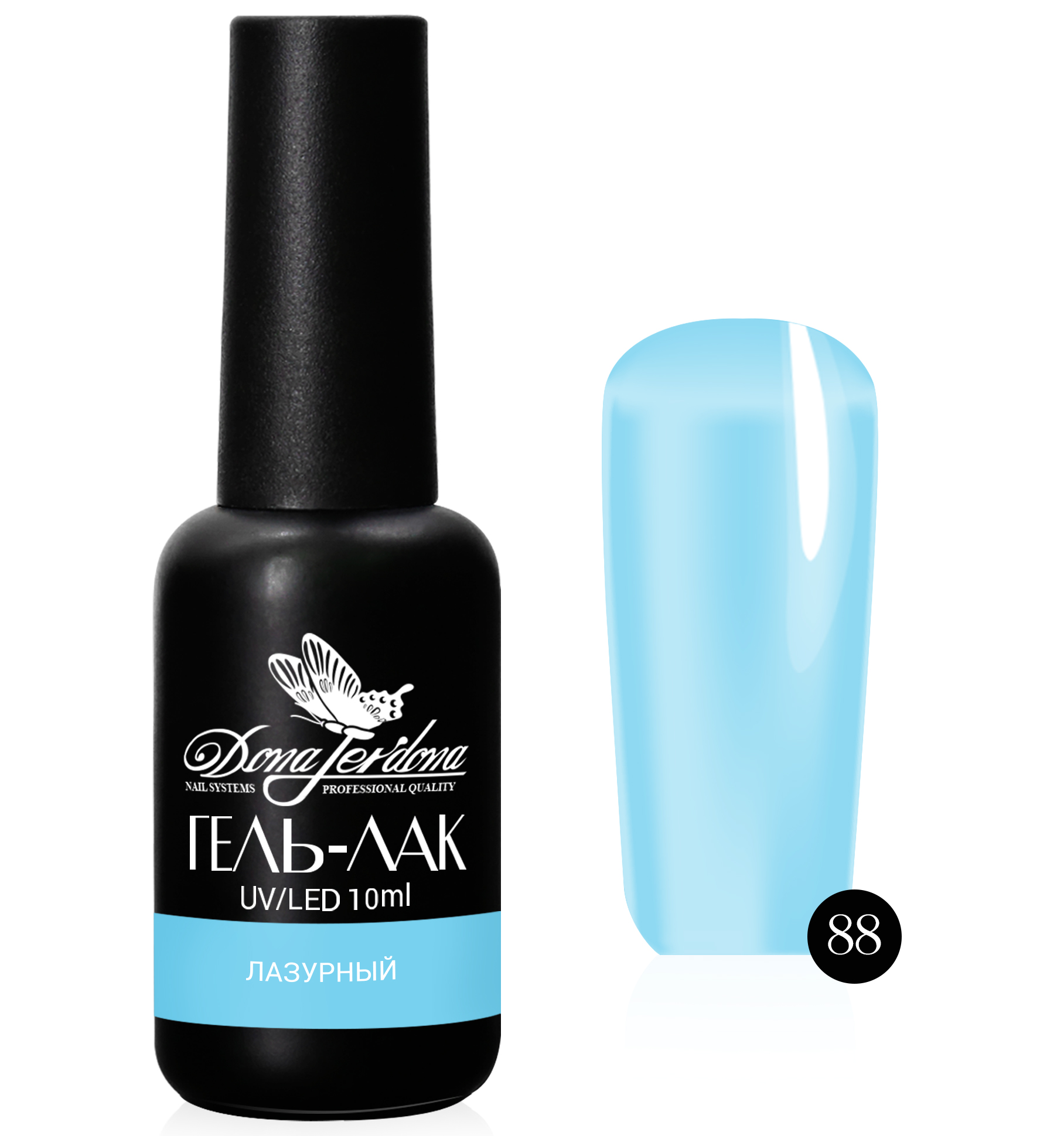 

Гель-лак Dona Jerdona "Лазурный" №88