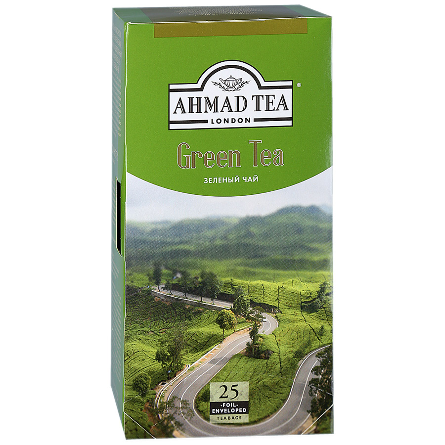 Чай зеленый Ahmad Tea Green Tea 25 пак