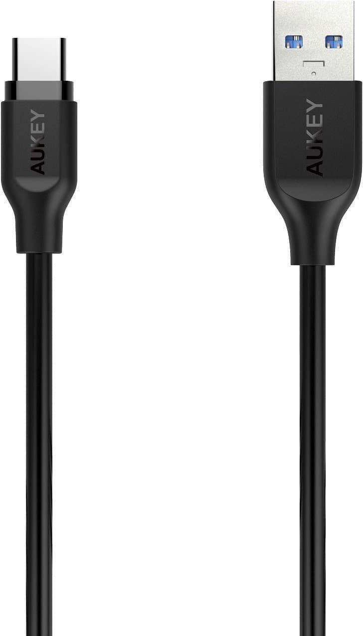 

Кабель-переходник Aukey USB-C to USB-A 3.0 1m Black (CB-CD4), CB-CD4 USB-C to USB-A 3.0 1 м