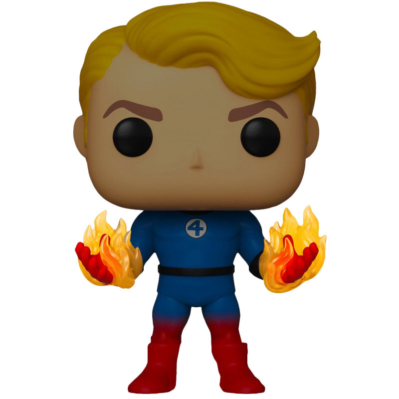 

Фигурка-головотряс Funko POP! Bobble: Fantastic Four: Human Torch Glows In the Dark Exc