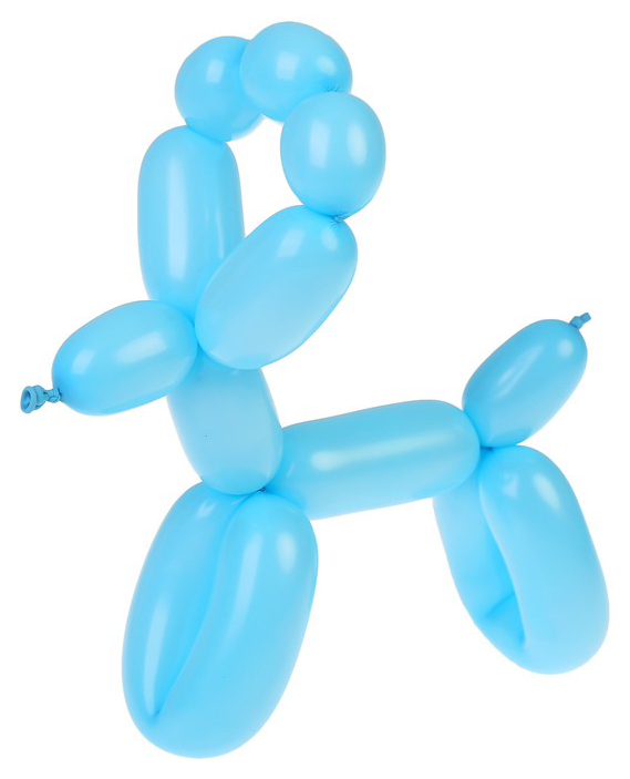 

Шар для моделирования 160, латексный, набор 100 шт., цвет голубой GLOBOS FESTIVAL S.A.