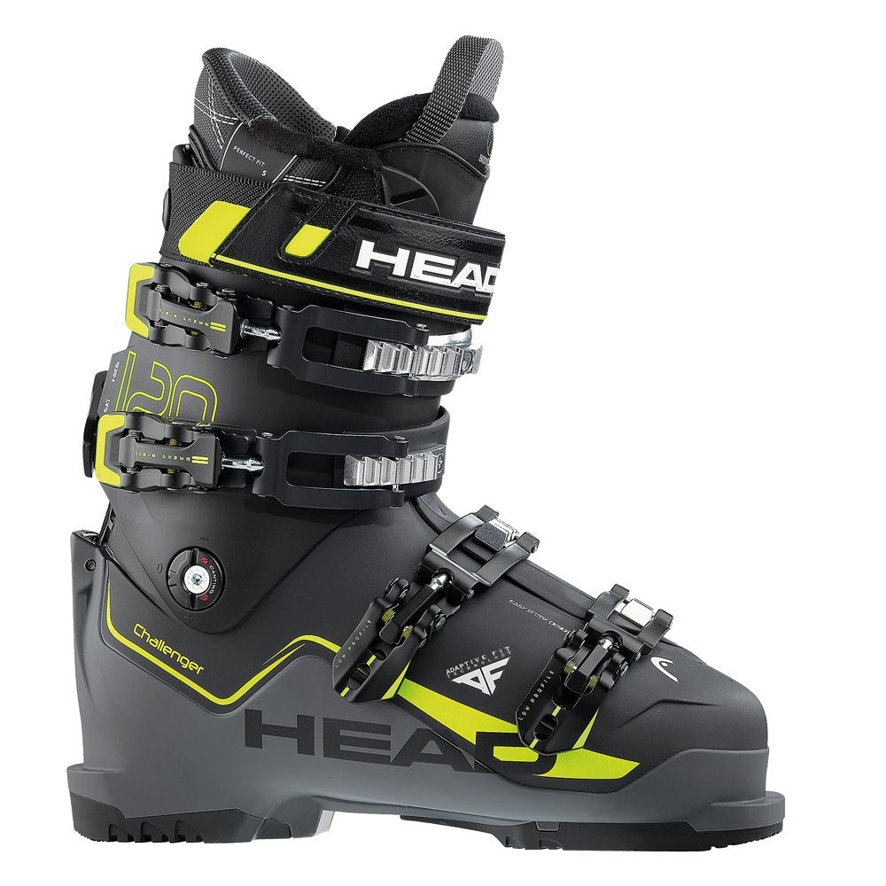 фото Горнолыжные ботинки head challenger 120 2018, black/anthracite/yellow, 26.5