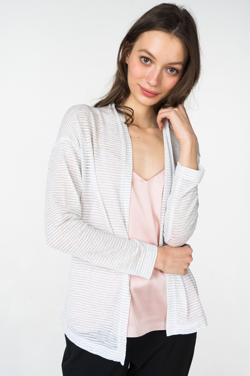 

Кардиган женский Audrey right 160201-14955 белый XS, 160201-14955