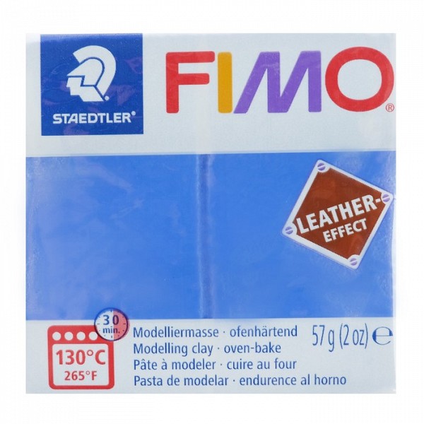 

Полимерная глина запекаемая FIMO leather-effect, 57 г, индиго Staedtler