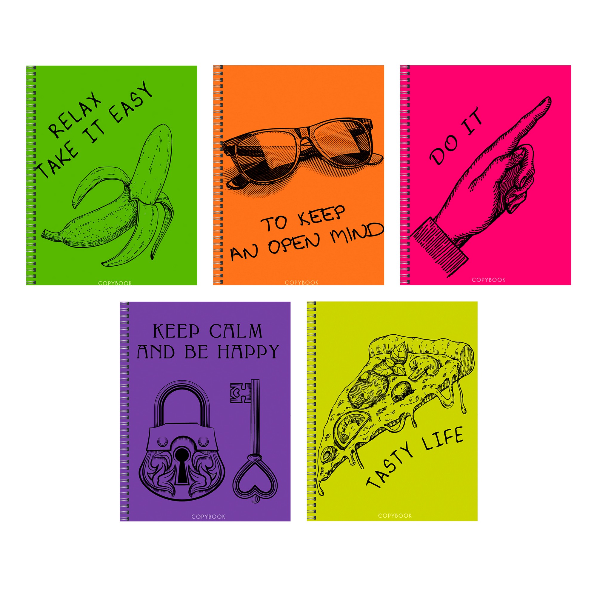 

Тетрадь Unnika Land Неоновое настроение! А5 96л гребень ТСЛ966688