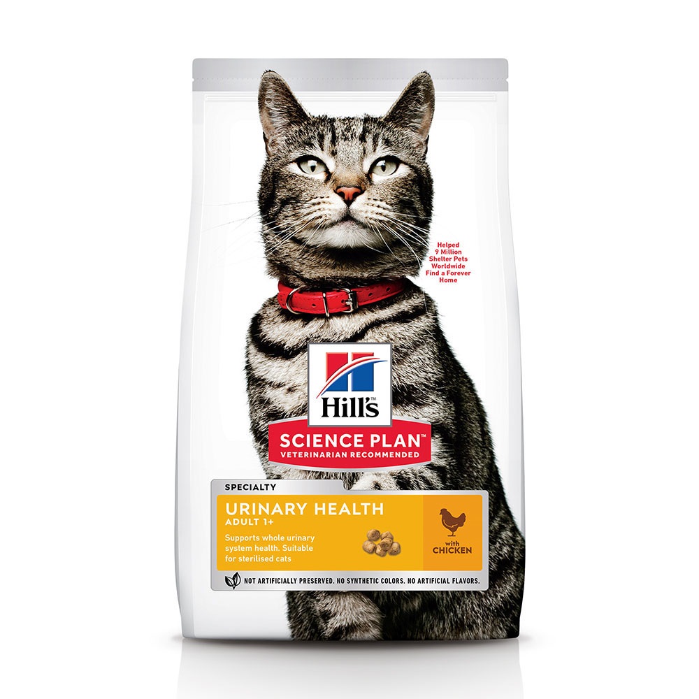 фото Сухой корм для кошек hill's science plan urinary health, для склонных к мкб, курица, 7кг