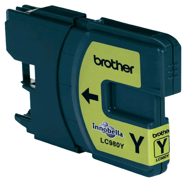 

Картридж для струйного принтера Brother LC-980Y, желтый, оригинал, LC-980Y