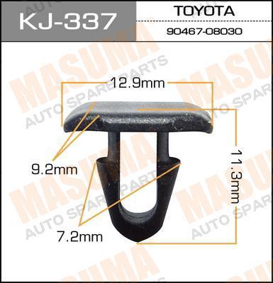 Клипса автомобильная Masuma KJ337