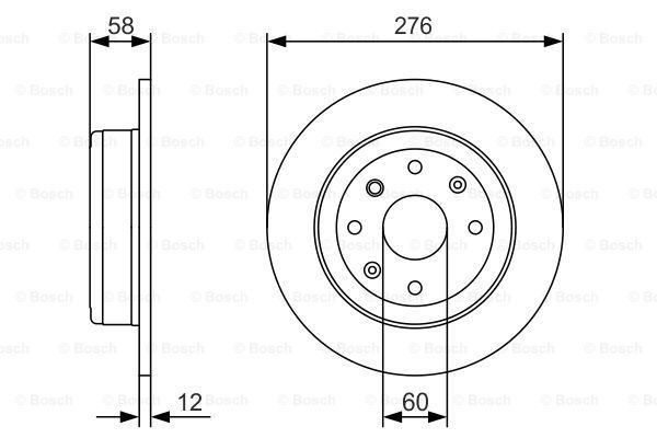 фото Тормозной диск bosch 0986479a56