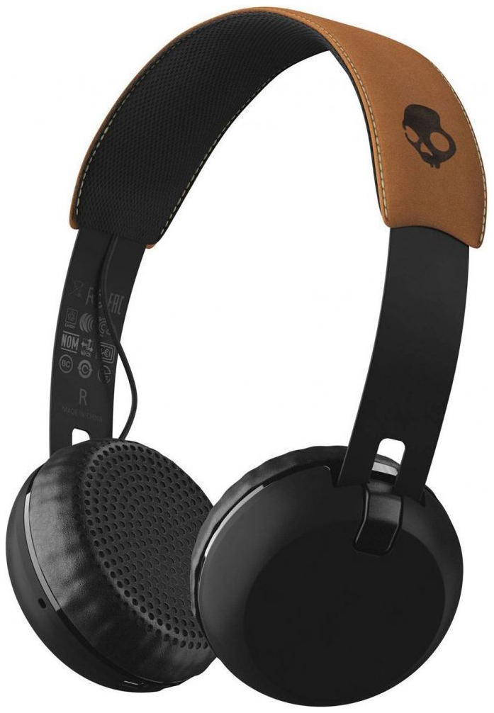 фото Беспроводные наушники skullcandy grind bt brown/black