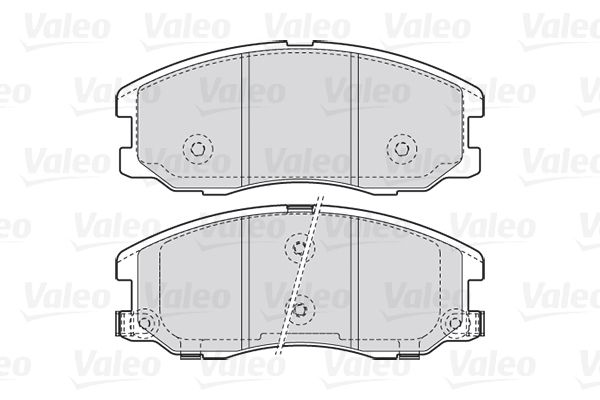 Комплект тормозных колодок Valeo 301942