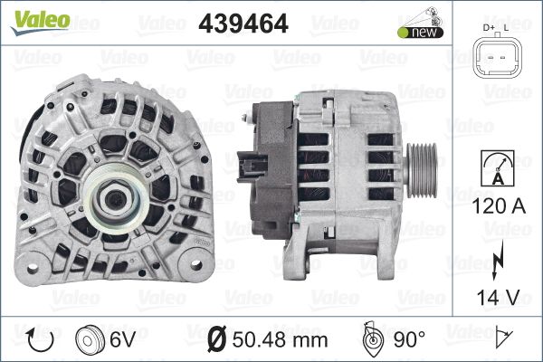 

Генератор Valeo 439464
