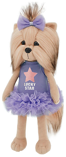 Мягкая игрушка ORANGE на каркасе Собачка Lucky Yoyo: Грация, Lucky Doggy мягкая игрушка orange toys собачка lucky mimi розовый бутон на каркасе 25 см