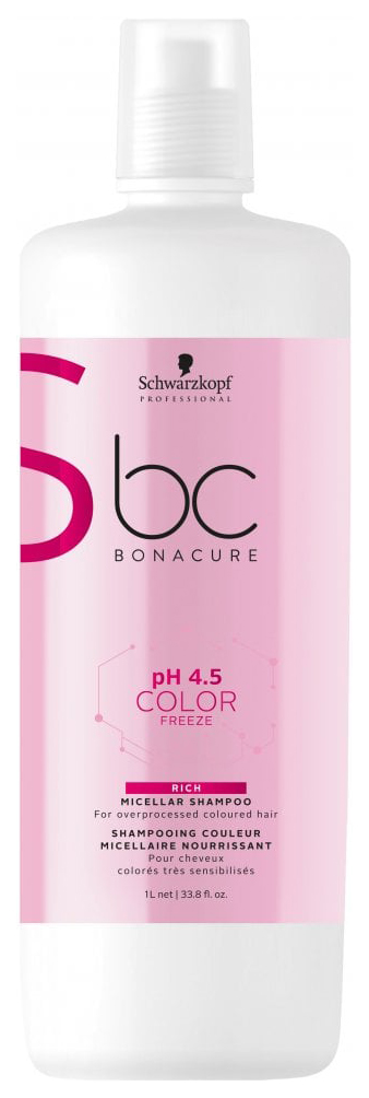 фото Шампунь schwarzkopf professional bc bonacure ph 4.5 color freeze rich 1000 мл