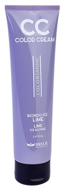

Краска для волос BRELIL Professional CC Color Cream Lime Ice Blonde 150 мл