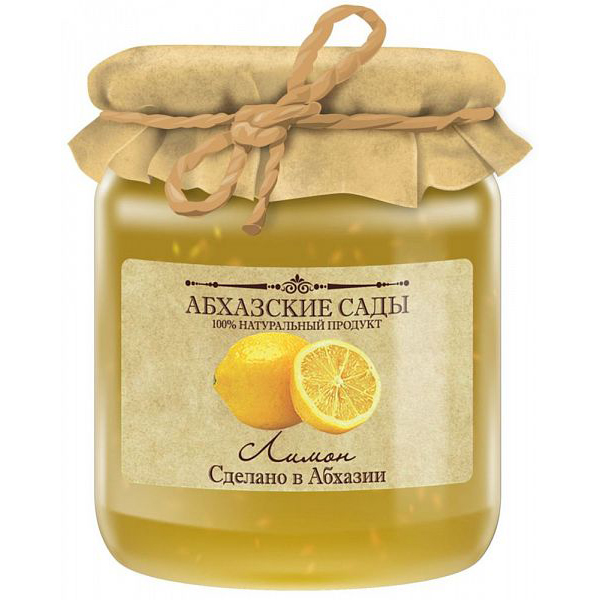 

Джем Абхазские сады лимон 300 г