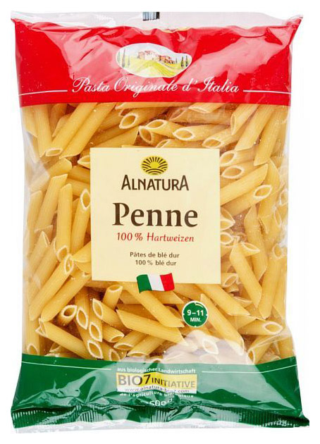 фото Макаронные изделия alnatura penne 500 г