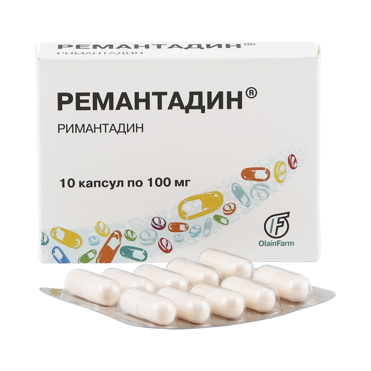 

Ремантадин капсулы 100 мг 10 шт., Ремантадин