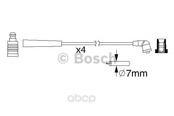 

Провода высоковольтные комплект BOSCH 0986357195