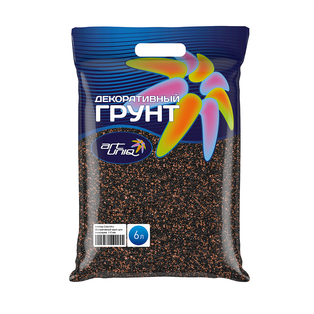 фото Грунт artuniq colormix coffee 1-2мм 9кг