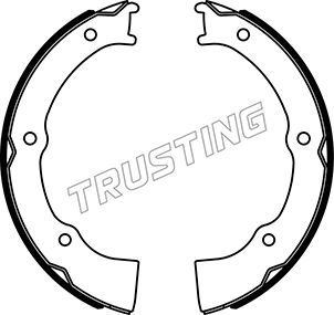 

Тормозные колодки TRUSTING стояночного тормоза 46229