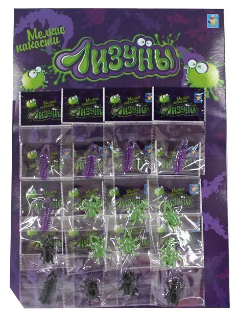 

Лизуны 1TOY насекомые 3 5 см 3 вида Т58964