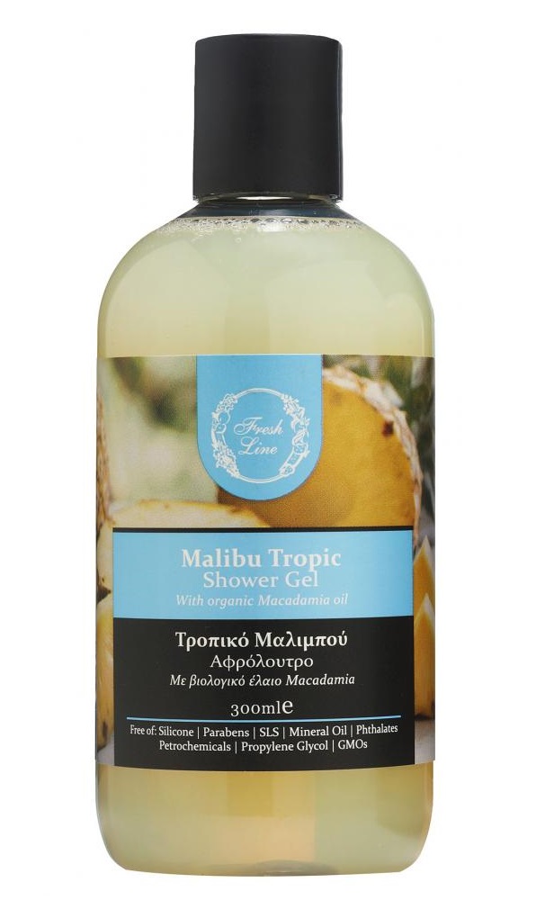 фото Гель для душа fresh line tropic malibu shower gel