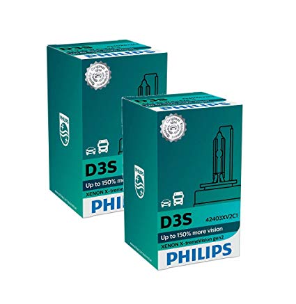 фото Лампа ксеноновая d3s philips x-treme vision gen2 (+150%) - 42403xv2