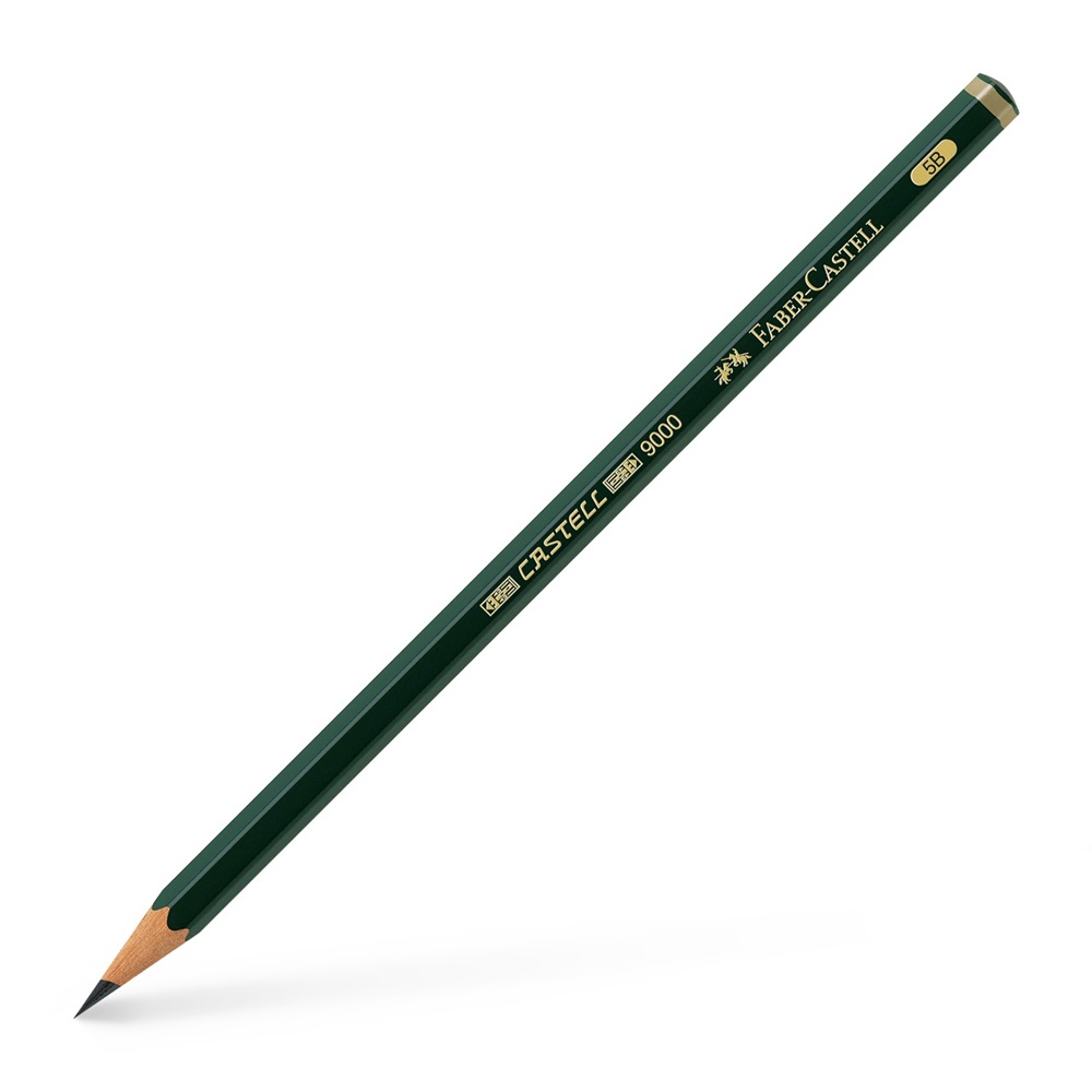 Faber Castell Чернографитовый карандаш CASTELL 9000, твердость 5B