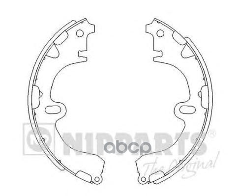 

Комплект тормозных колодок NIPPARTS J3502001
