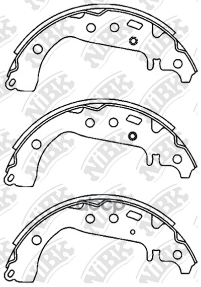 

Комплект тормозных колодок NiBK FN2383