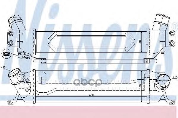 

Интеркулер Nissens 96458